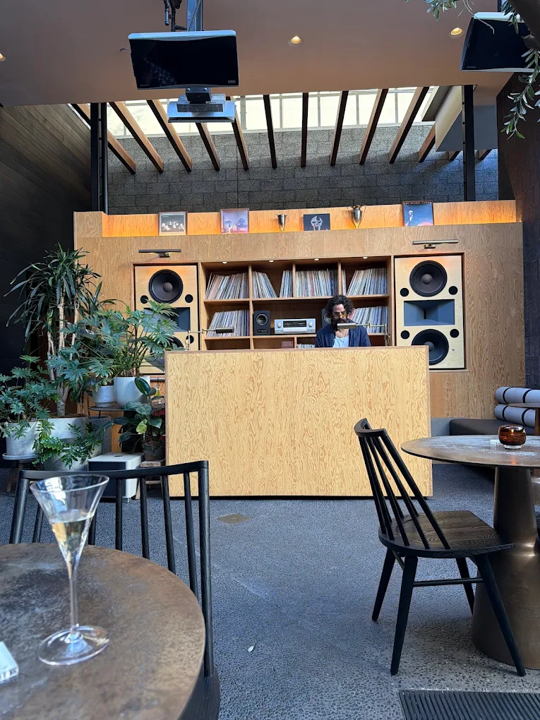 The listening lounge at Darling